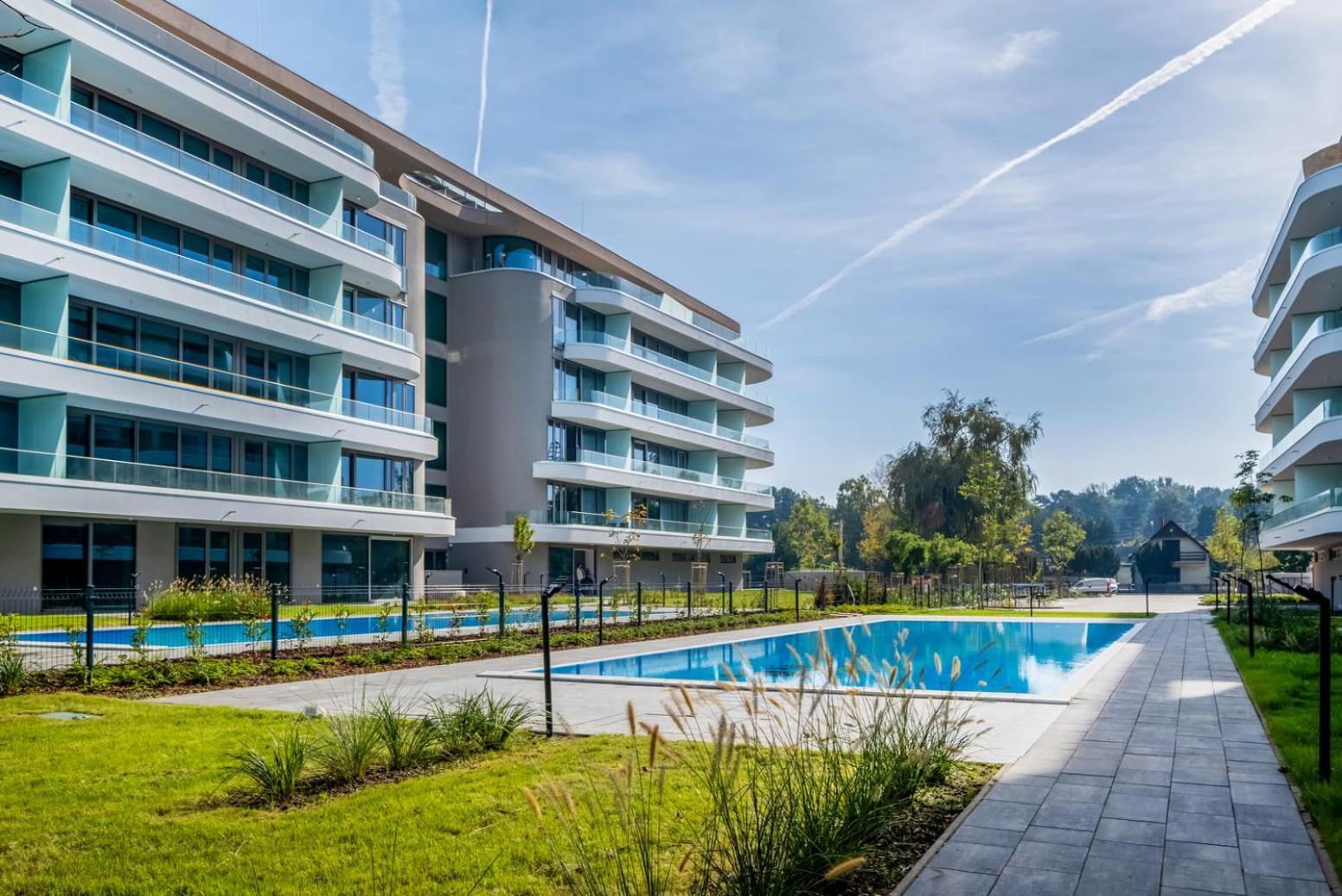 Myflat Wave Luxury 44 Suite Siófok Exteriér fotografie